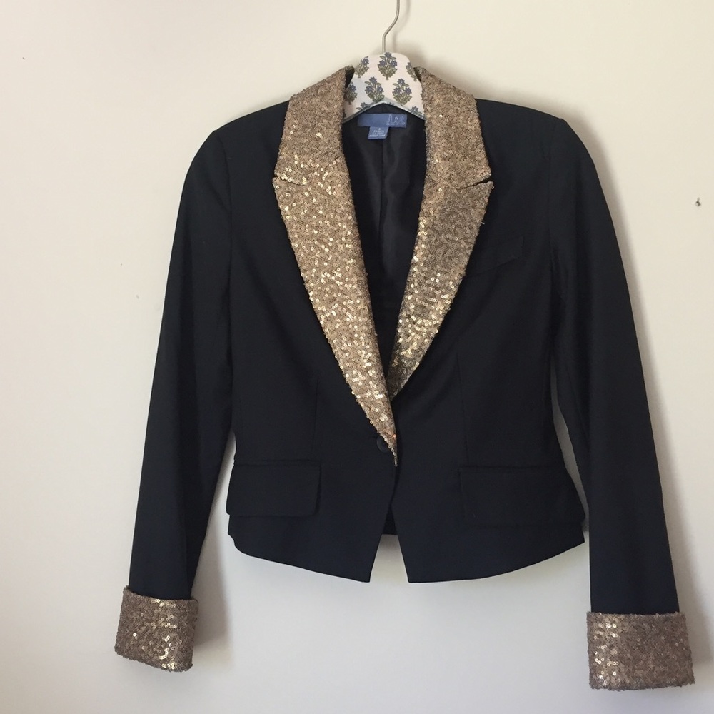 sequined blazer